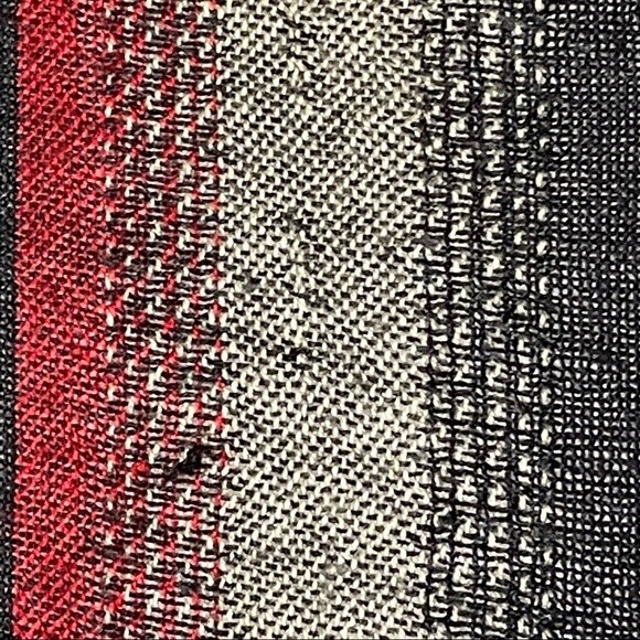 Vintage Ben Goodman Striped Scarf with Fringe - Picture 3 of 5